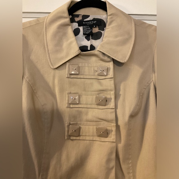 Sandro Sportswear khaki Jacket size S - Picture 2 of 3
